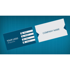 Blue Matte Visiting Card